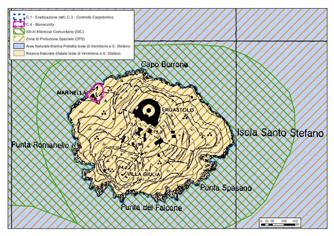 Actions on Santo Stefano