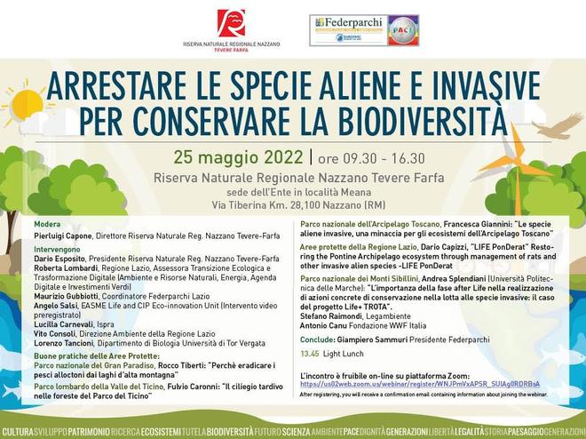 Il PonDerat al convegno "Arrestare le specie aliene e invasive per conservare la biodiversit"