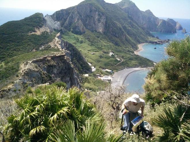 Our botanists in action in Palmarola