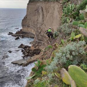 Monitoraggio sulle falesie di Ventotene