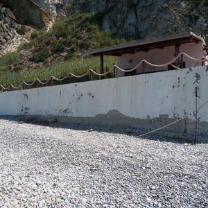One of the areas where Carpobrotus has been eradicated in Palmarola (Photo Emanuela Carli)