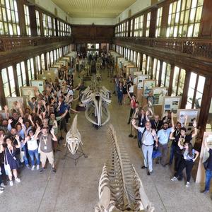 Poster session inside the Zoological Museum "Federico II" of Naples  (Photo courtesy by Ardea Onlus)